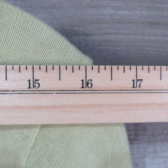 Van Heusen* Women's Long Sleeve Button Down Ribbed Collarless Ballet Neck~ Small - Picture 5 of 13